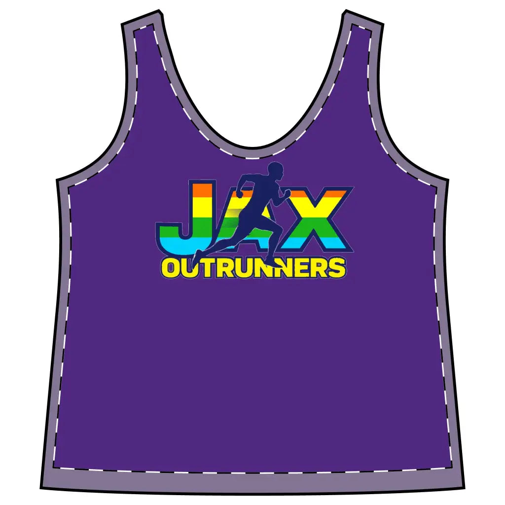 Women’s Sporty Racerback Tank Jax Outrunners’ Shirt Fitness
