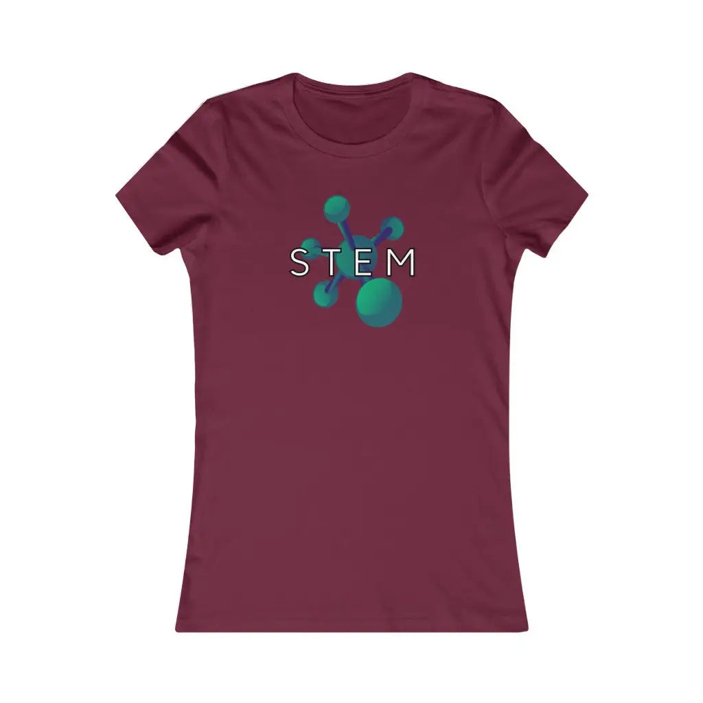 Women’s STEM t-shirt - Maroon / S - T-Shirt