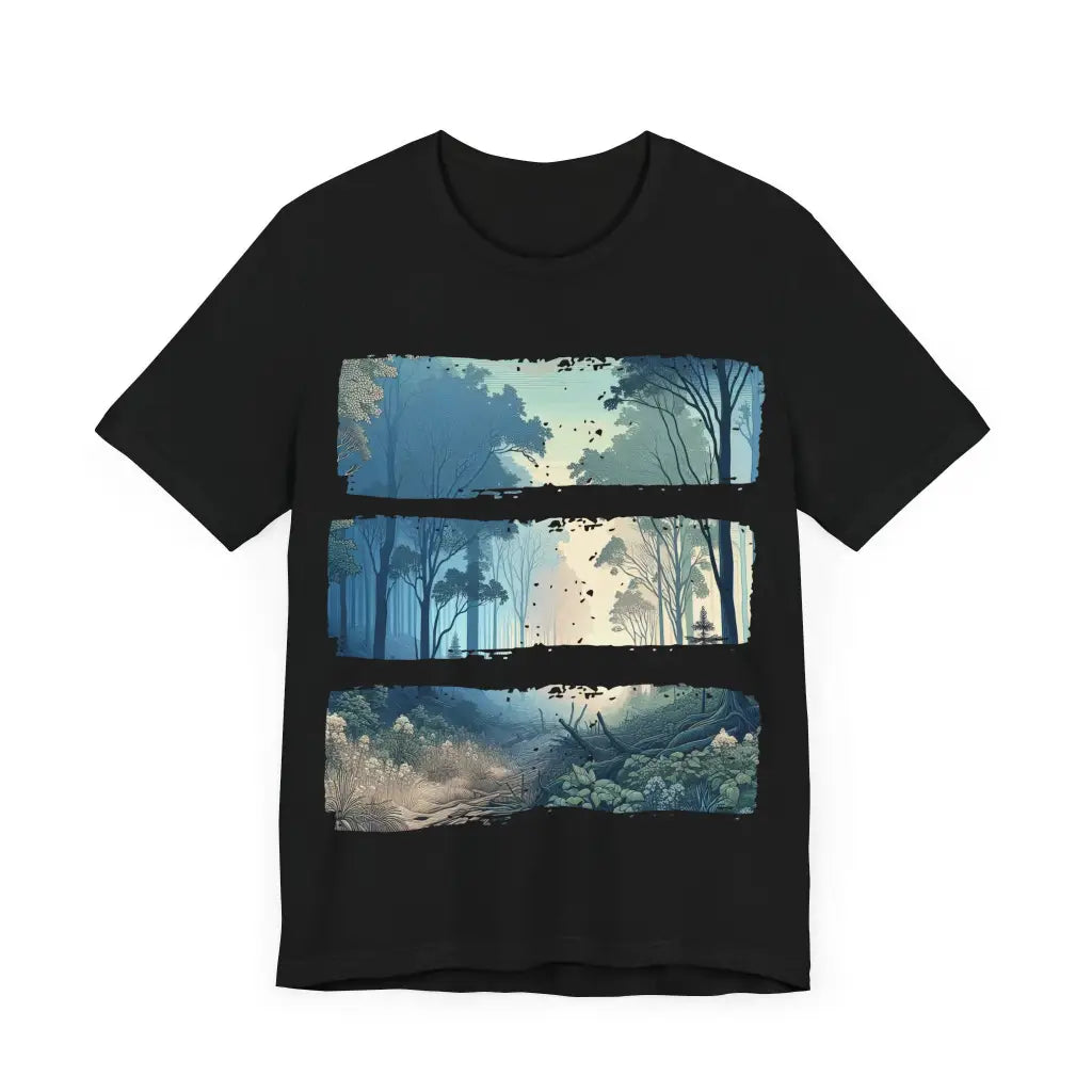 Woodland Glow at Dawn - Jersey Short Sleeve Tee - T-Shirt