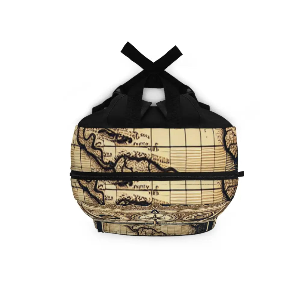 World of Intricate Mapping Backpack One size Bags
