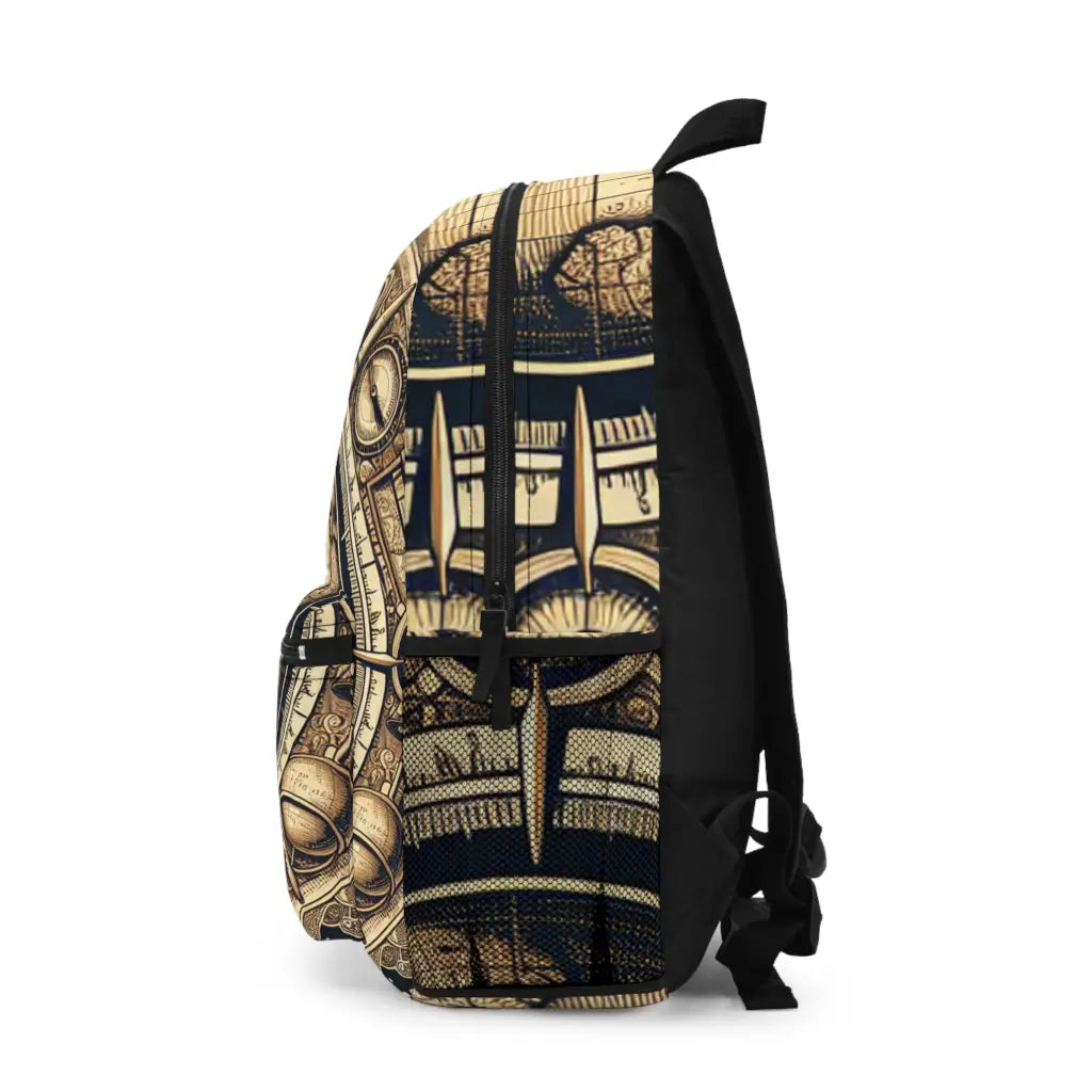 World of Intricate Mapping Backpack One size Bags